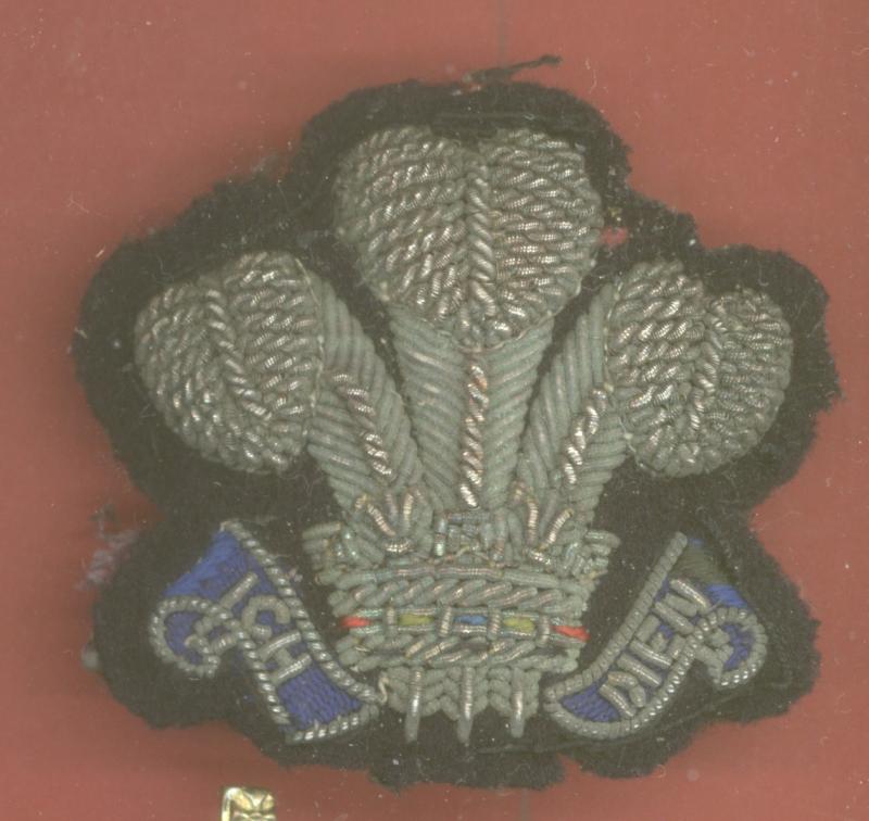 12th Royal Lancers (Prince of Wales's) NCO's bullion Rank badge