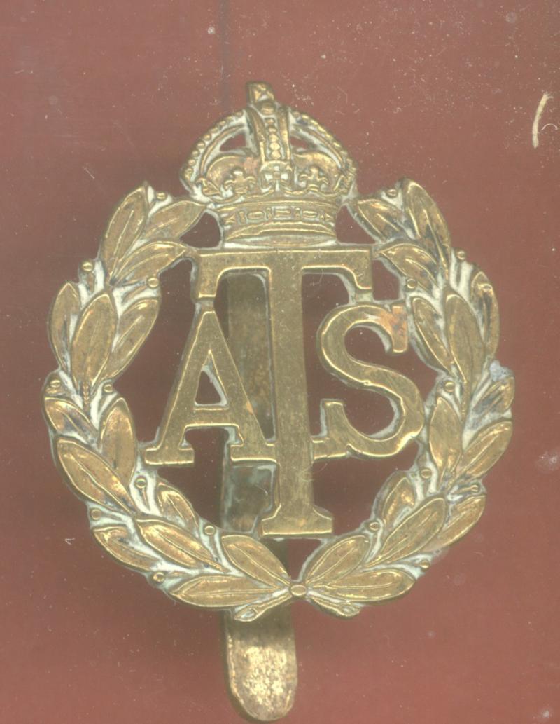 Auxiliary Territorial Service WW2 cap badge
