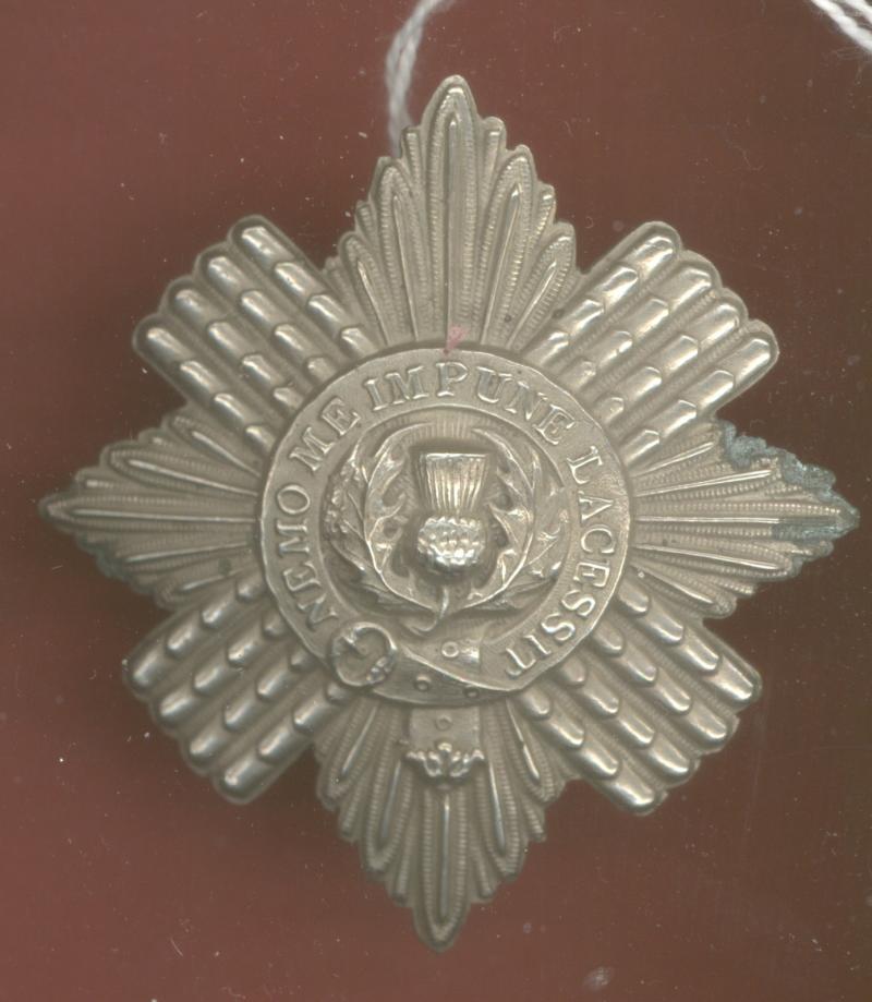 Scottish 2nd Royal Lanark Militia Victorian shako plate