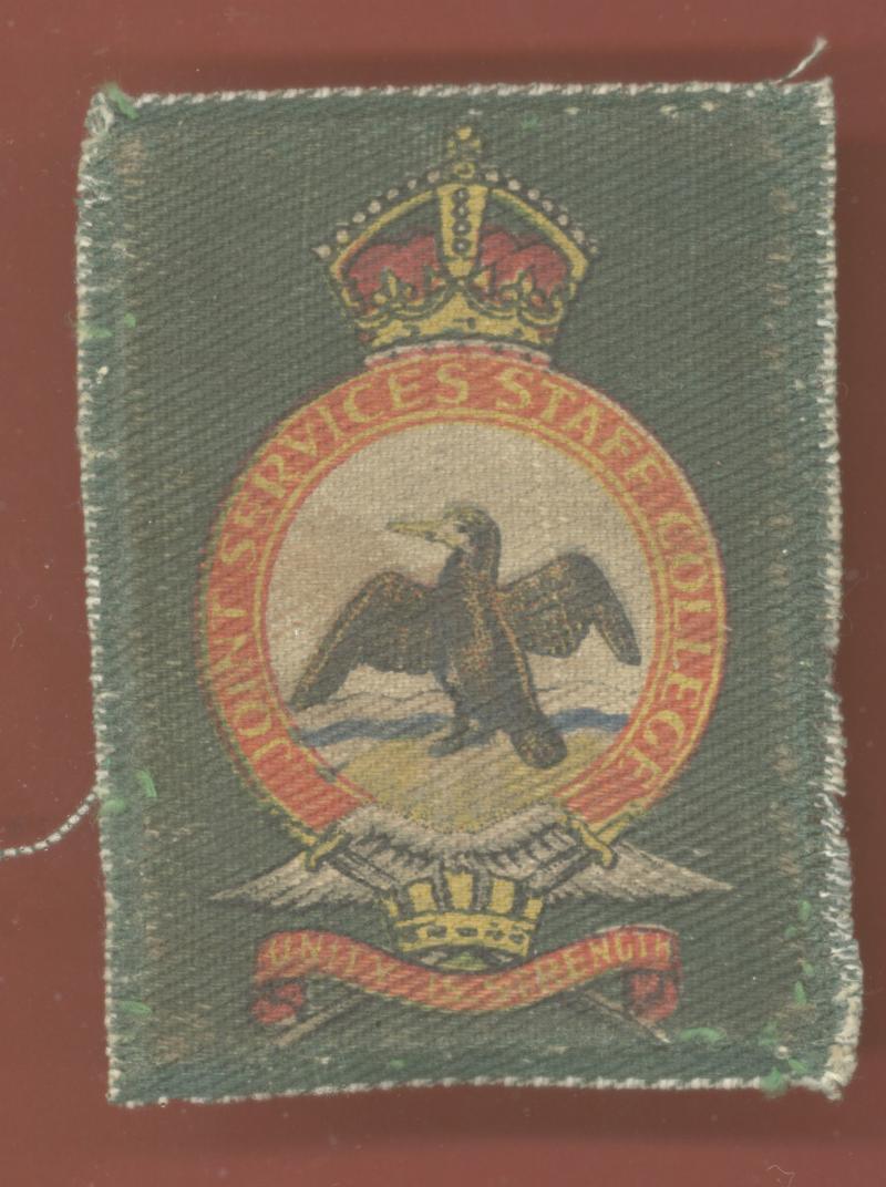 Joint Services Staff College cloth formation sign