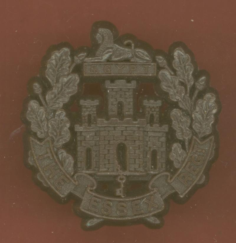 The Essex Regiment. WW2 plastic economy cap badge
