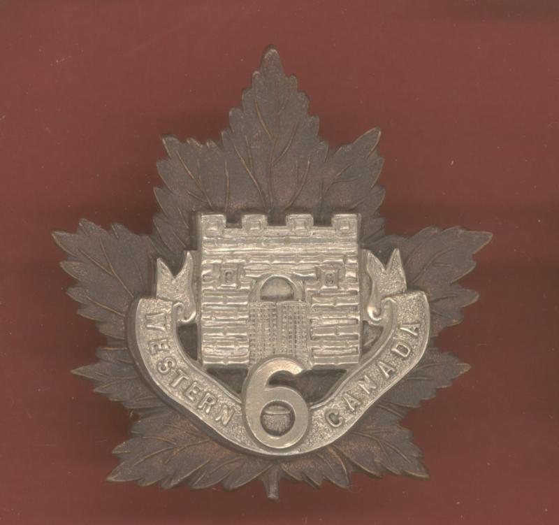 Canadian 6th Fort Garry Horse Bn. WW1 CEF cap badge