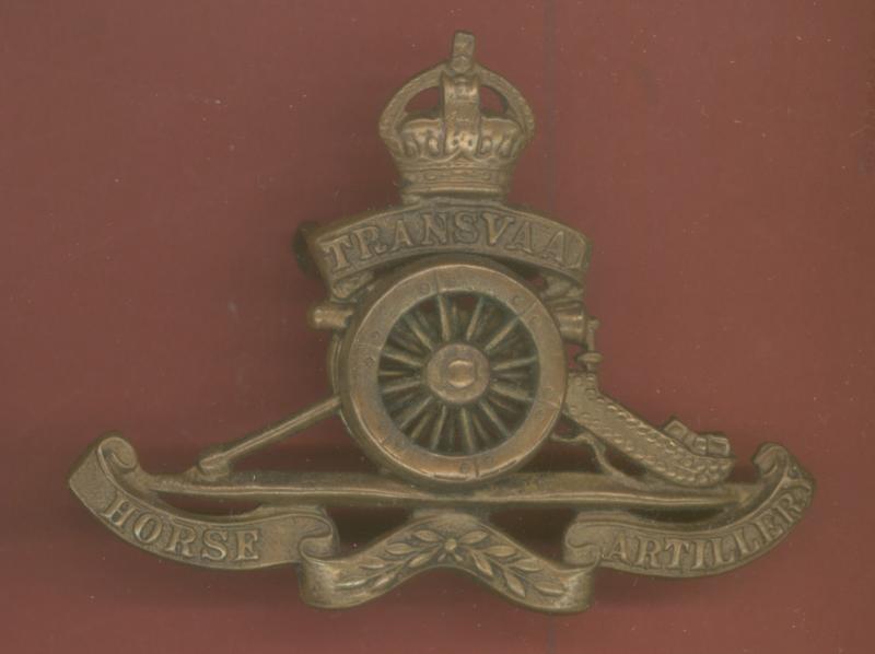 South African Transvaal Horse Artillery  OR's cap badge