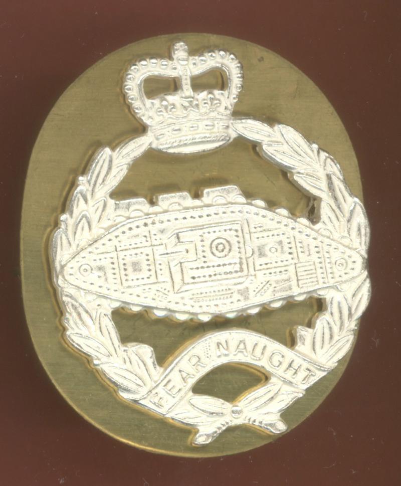 Royal Tank Regiment EIIR Officer's beret badge