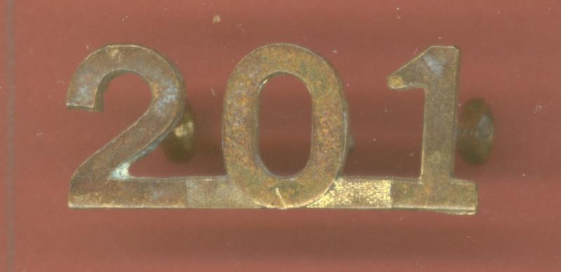 Canadian 201st Toronto Light Infantry Bn. WW1 CEF shoulder title