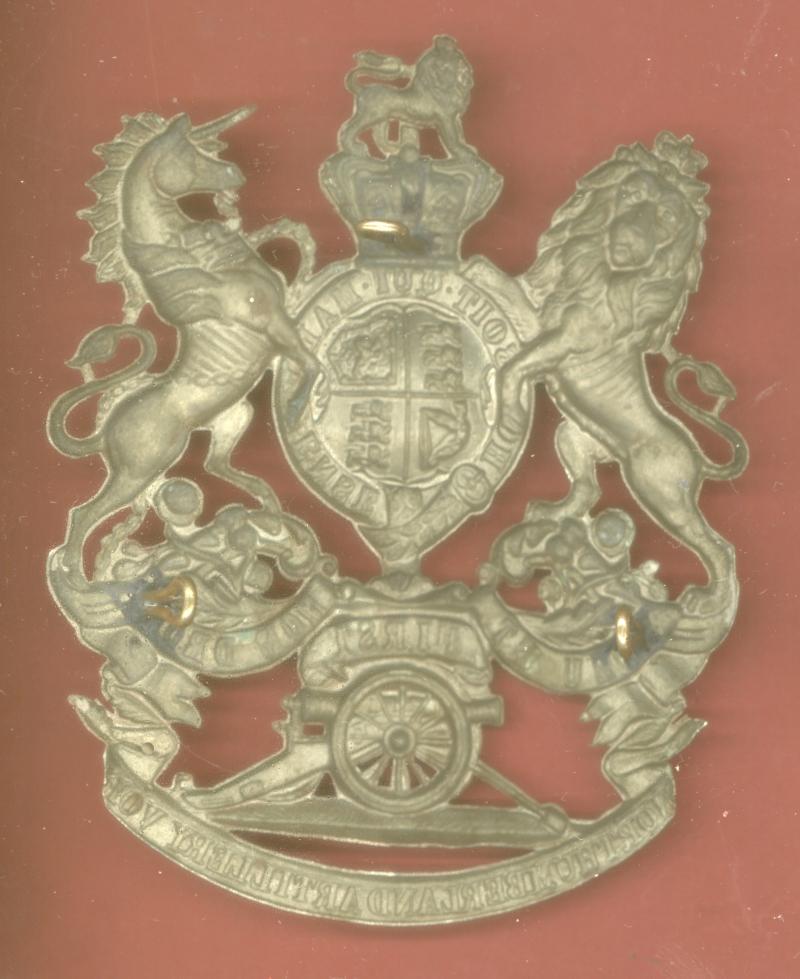 1st Northumberland Artillery Volunteers Victorian helmet plate