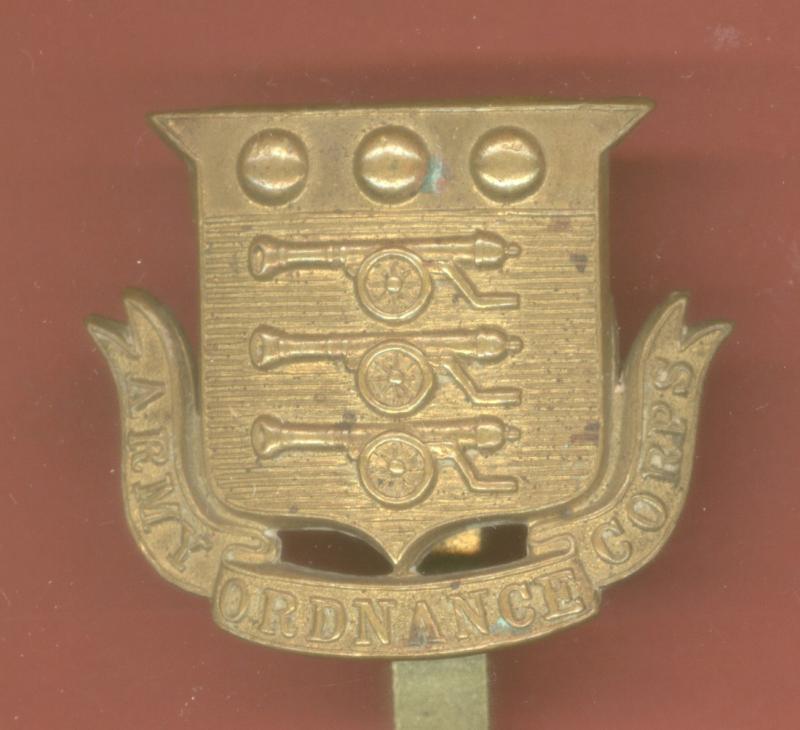 Army Ordnance Corps WW1 OR's cap badge