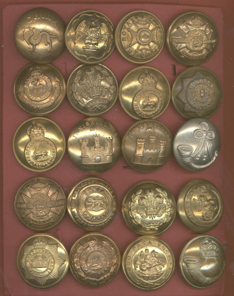 Infantry Regiments Buttons