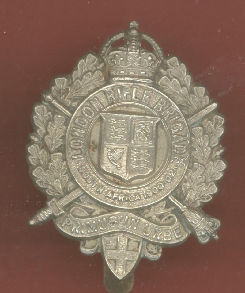 London Rifle Brigade WW1 OR's cap badge
