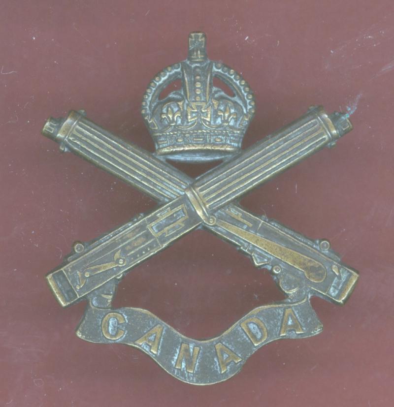 Canadian Machine Gun Corps WW1 CEF Officer's OSD collar badge