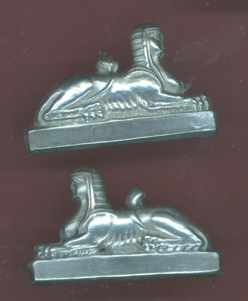 VB The Manchester Regiment Victorian OR's collar badges