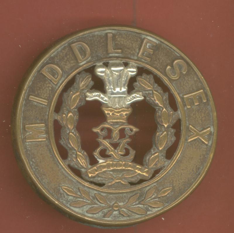 The Middlesex Regiment Victorian helmet plate centre