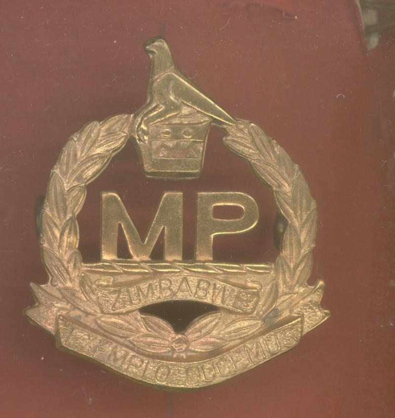 African Zimbabwe Corps of Military Police  cap badge