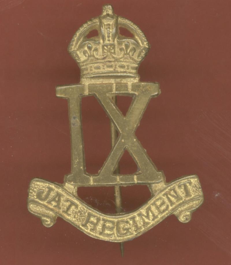 Indian Army 9th Jat Regiment WW2 pagri badge