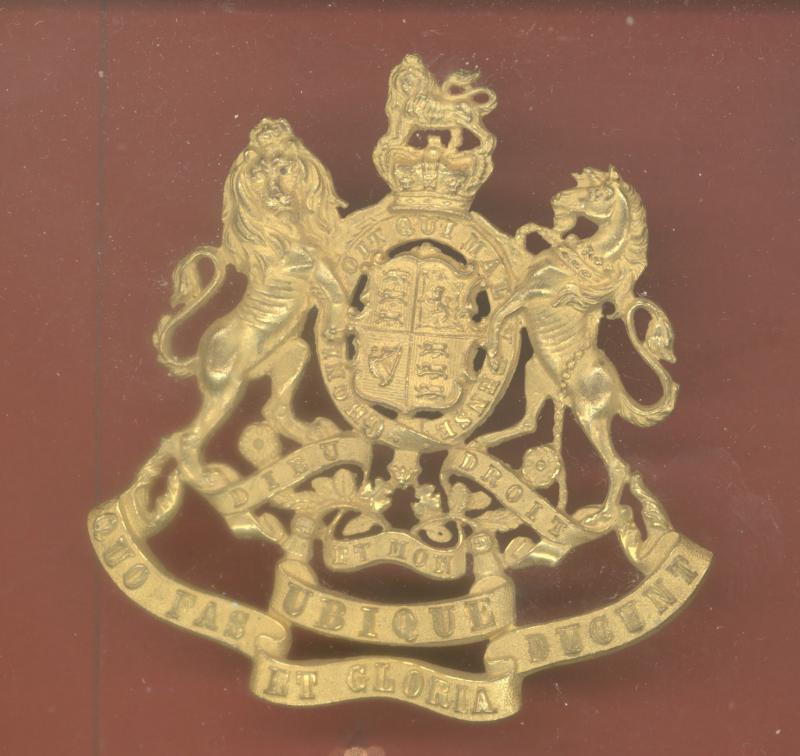 Royal Engineer Victorian Officer's binoculars pouch case badge