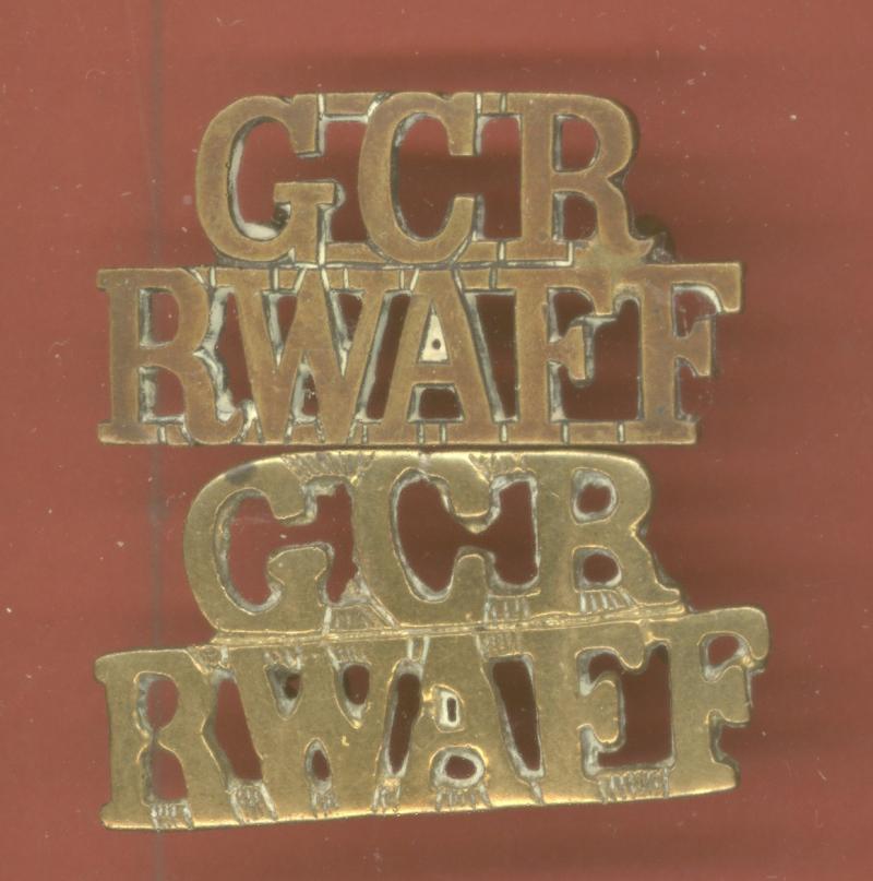African GCR/ RWAFF shoulder titles