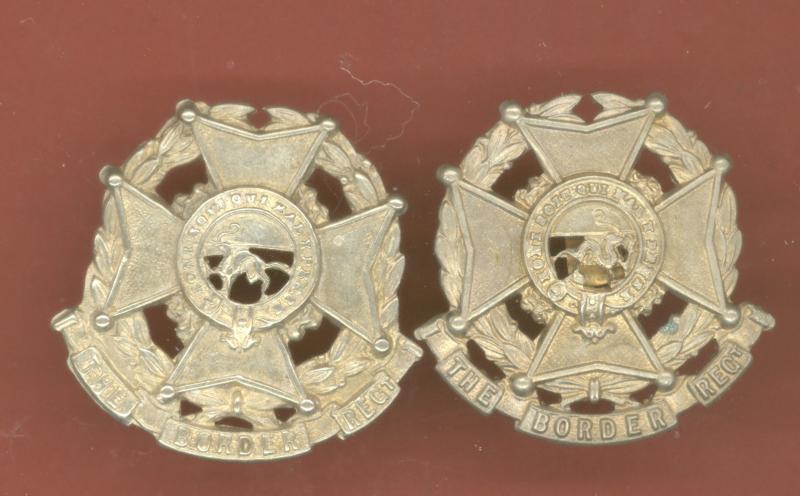 3rd (Militia) Bn. The Border Regt OR's collar badges