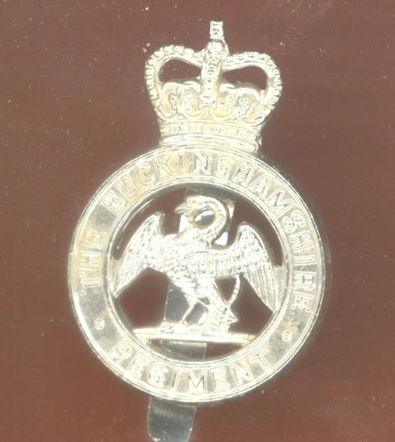 The Buckinghamshire Regiment staybright cap badge