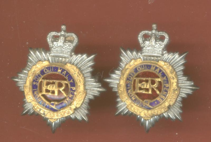 Royal Army Service Corps Officer's collar badges