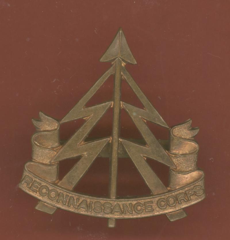 Reconnaissance Corps WW2 Officer's  cap badge