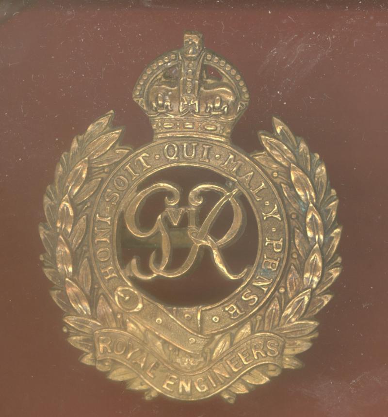 Royal Engineers WW2 Indian made OR's cap badge