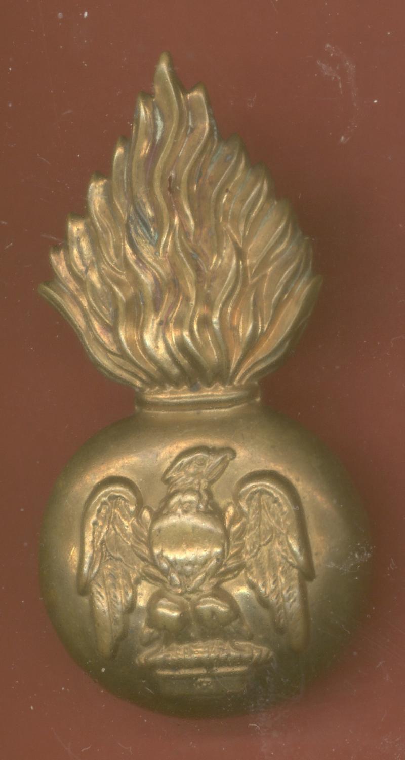 Irish Royal Irish Fusiliers Victorian Foreign Service pagri badge