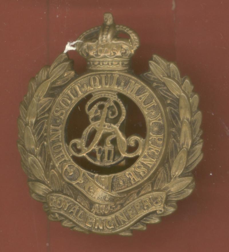 Royal Engineers EDVII OR's cap badge