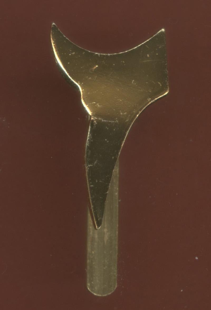 6th King's African Rifles Arabic staybright cap badge numeral