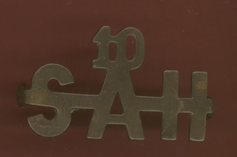 South African 10 / SAH 10th South African Horse WW1 shoulder title