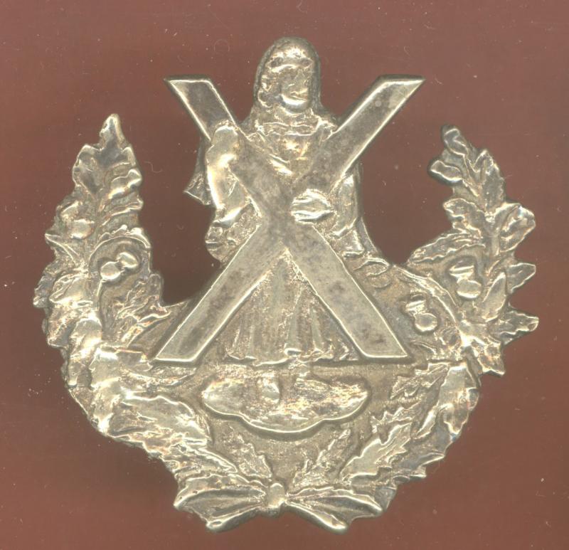 Scottish Q.O. Cameron Highlanders Victorian sporran badge