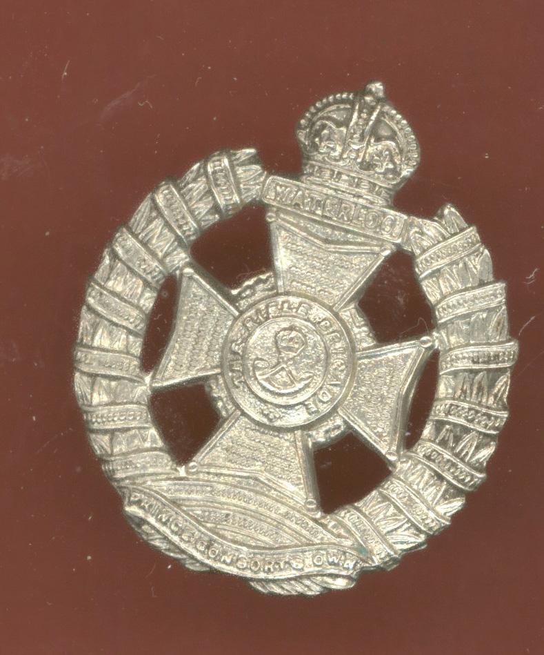 The Rifle Brigade Prince Consort's Own field service cap badge