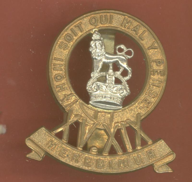 15th/19th King's Hussars OR's cap badge