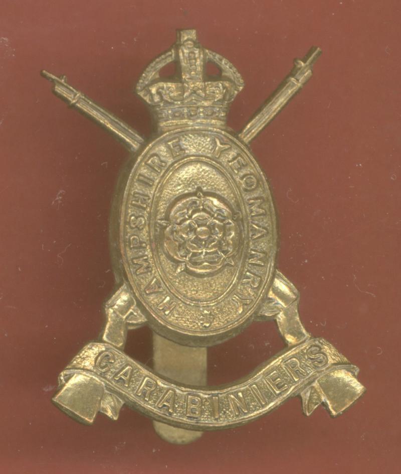 Hampshire Yeomanry Carabiniers OR's cap badge