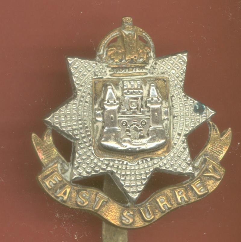 The East Surrey Regiment WW1 OR's cap badge