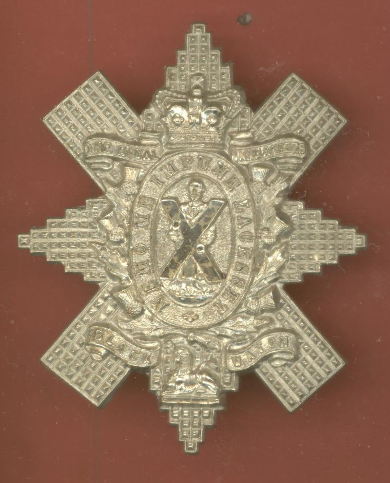 Scottish Black Watch Royal Hldrs Victorian OR's glengarry badge
