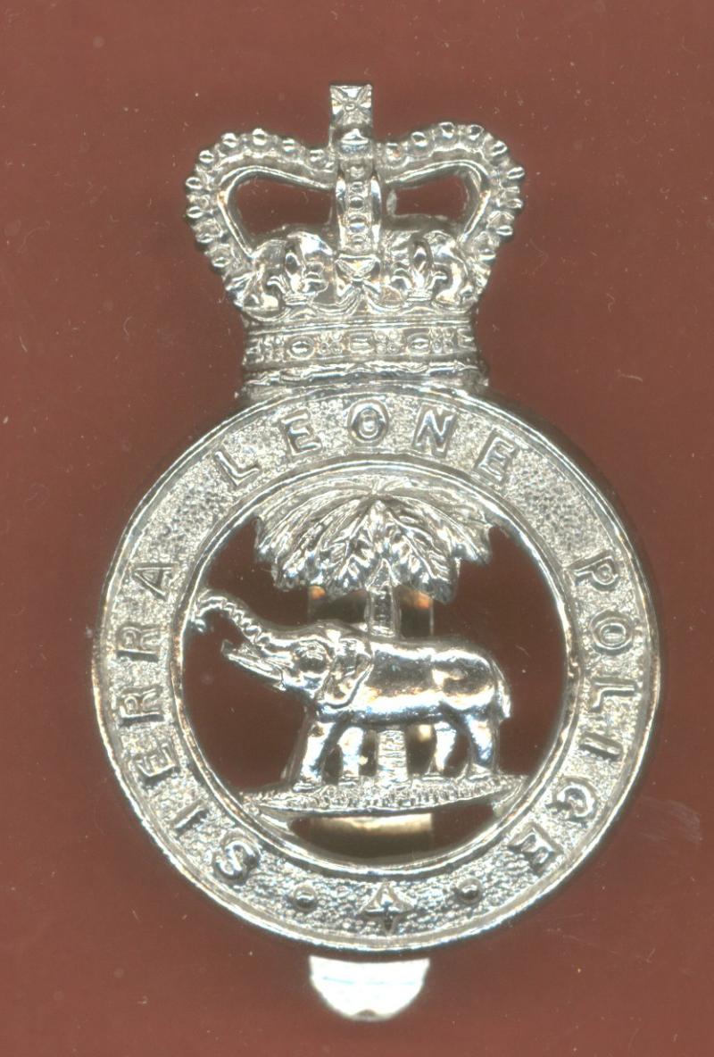 British Colonial Sierra Leone Police cap badge