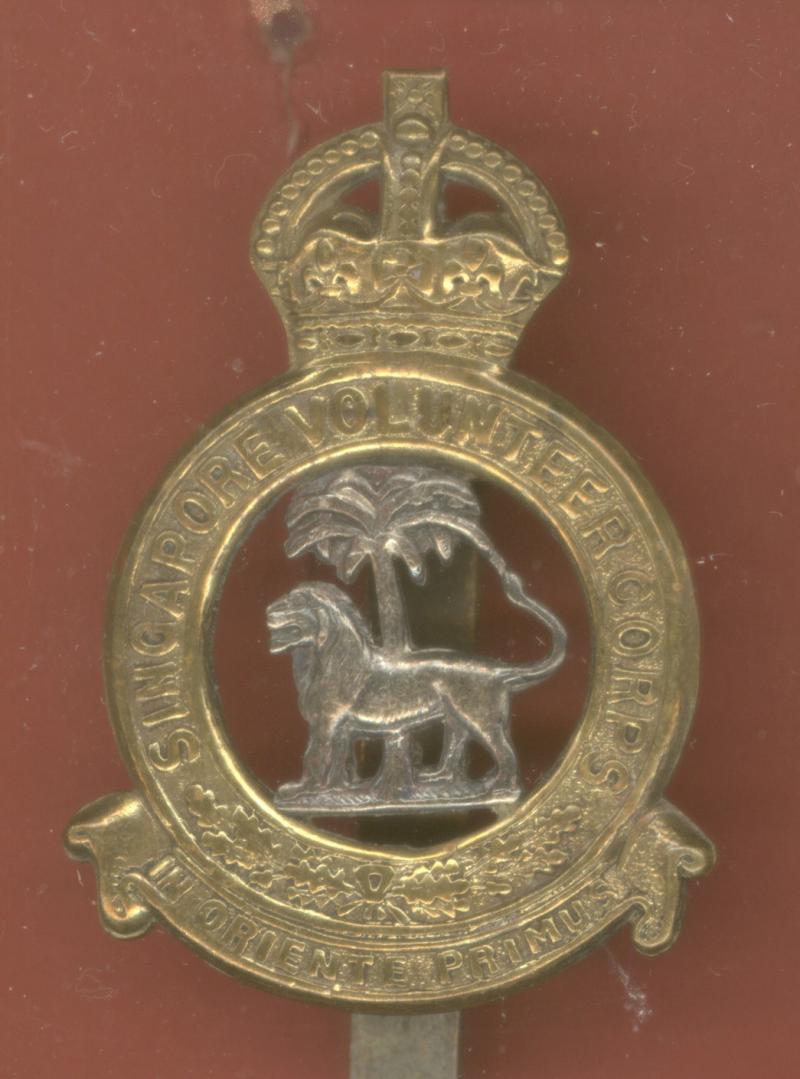 Singapore Volunteers Corps OR's cap badge