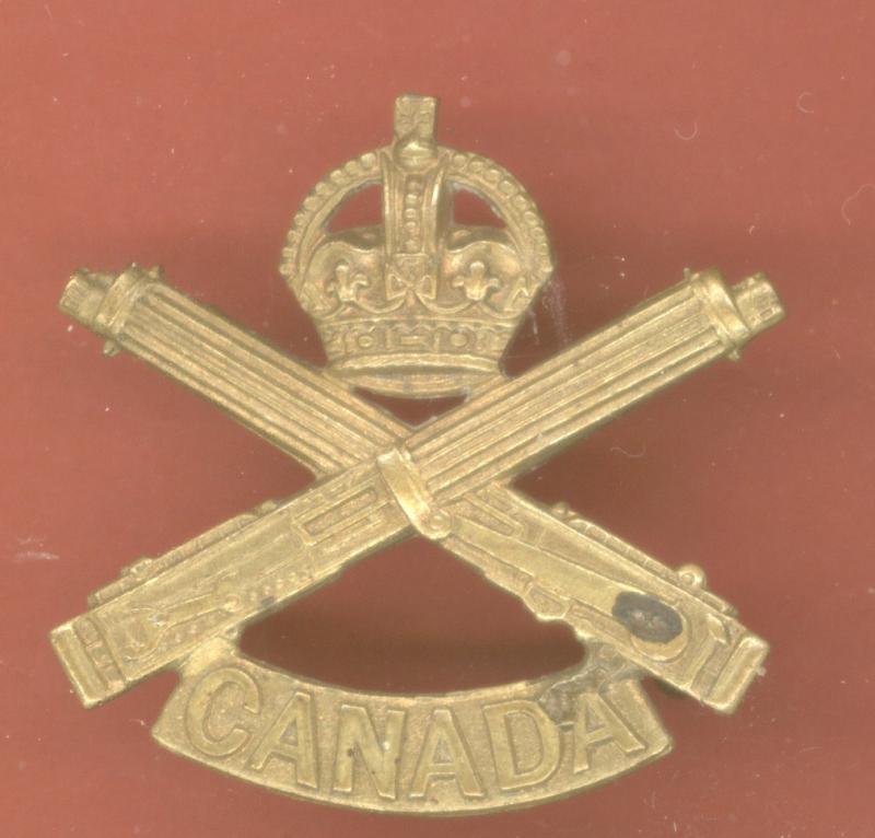Canadian Machine Gun Corps WW1 CEF collar badge