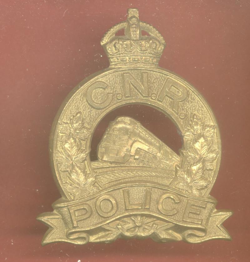 Canadian National Railway Police cap badge