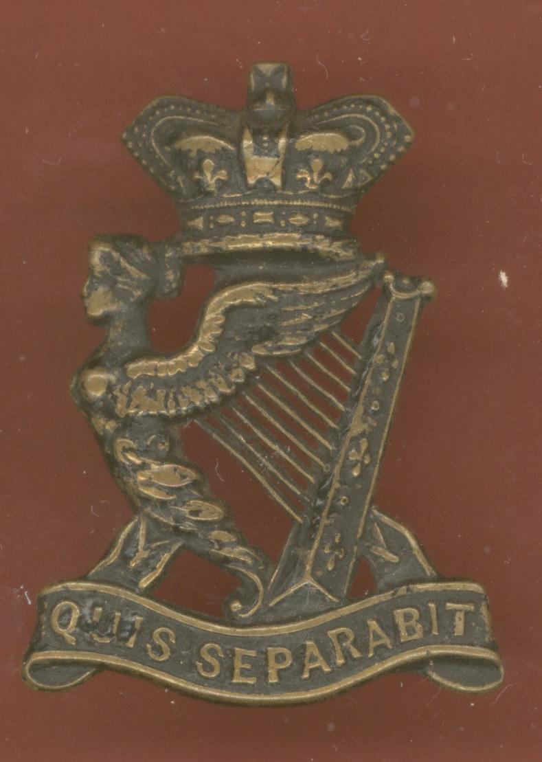Royal Irish Rifles Victorian field service cap badge