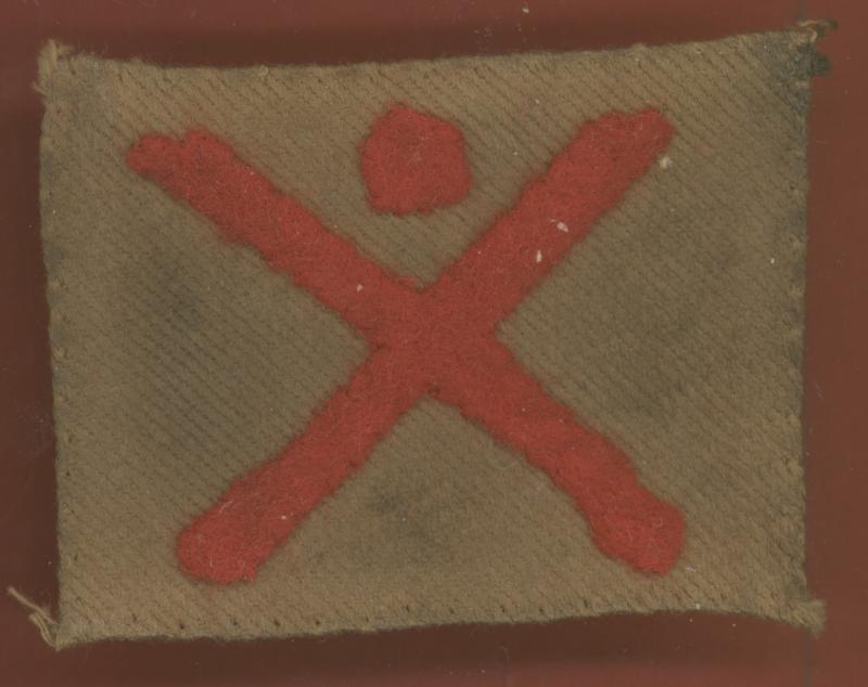 43rd Coy. Machine Gun Corps WW1 cloth formation sign