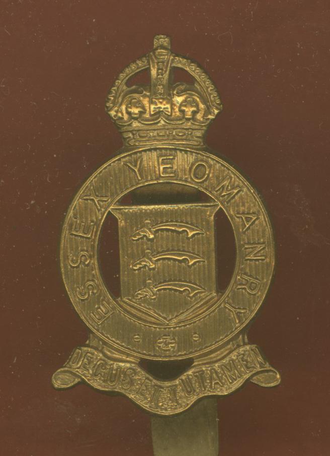 The Essex Yeomanry beret badge