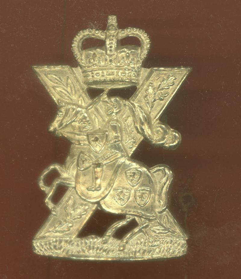 Fife & Forfar / Scottish Horse Highland Yeomanry Officer's cap badge