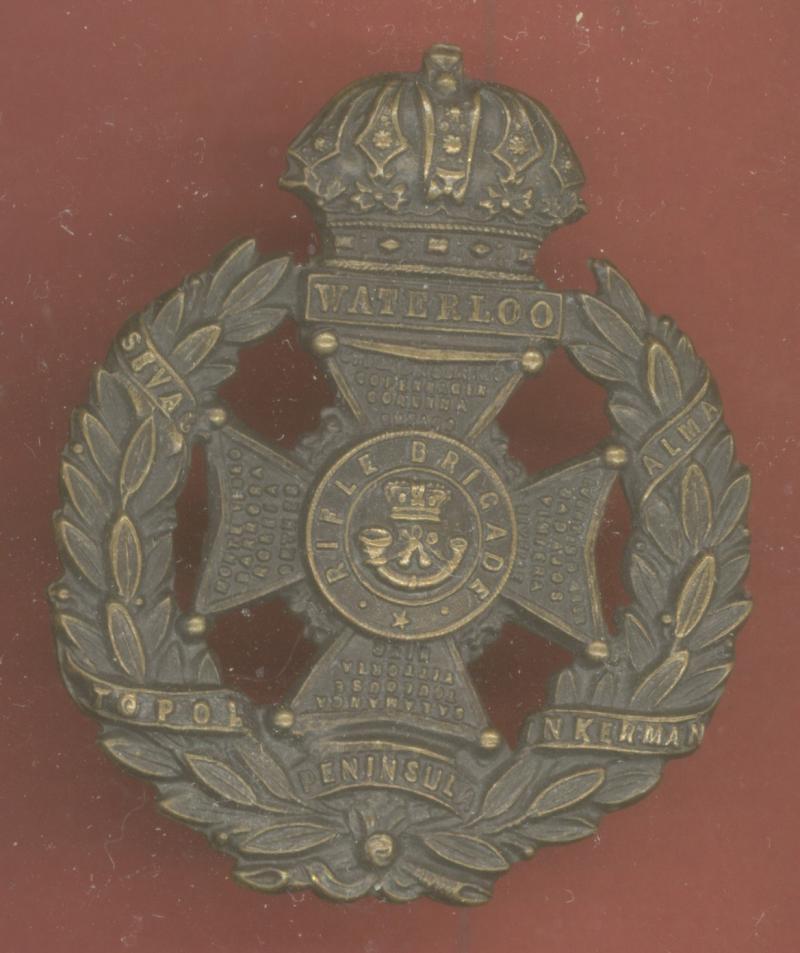 Rifle Brigade Prince Consorts Own Victorian OR's glengarry badge