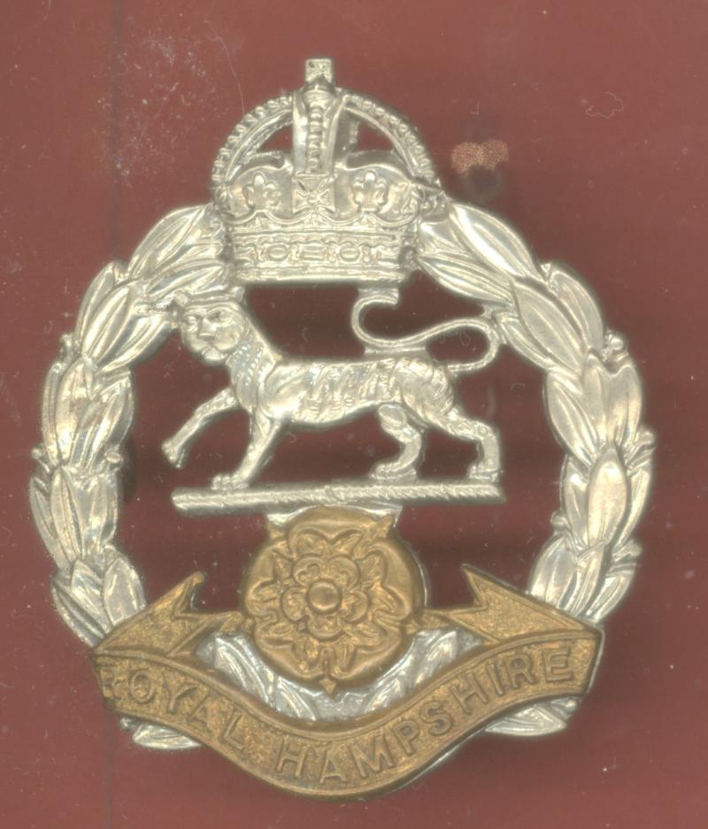 Royal Hampshire Regiment OR's cap badge