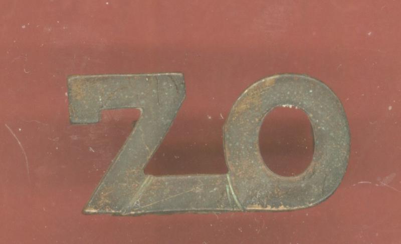 Canadian 70th London Ontario Bn. WW1 CEF numeral