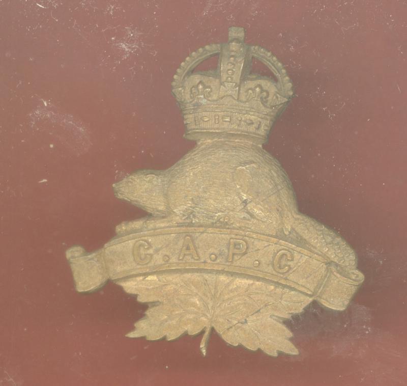 WW1 Canadian Army Pay Corps CEF cap badge