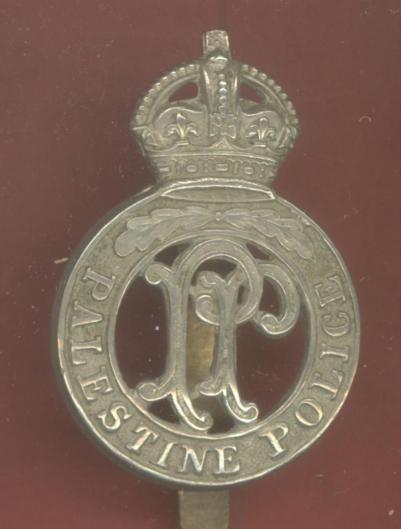 British Colonial Palestine Police cap badge