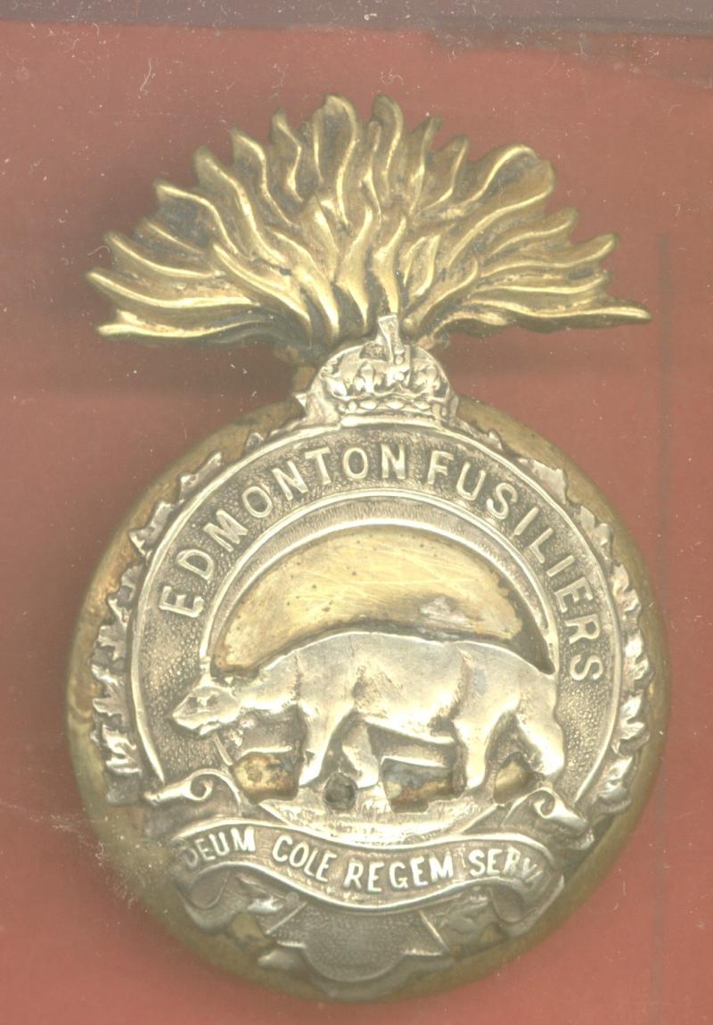 Canadian Edmonton Fusiliers cap badge
