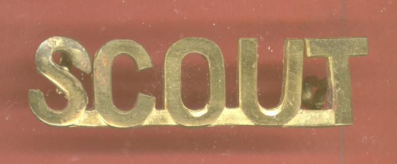 Canadian SCOUT. Canadian Cavalry Scout WW1 CEF shoulder title